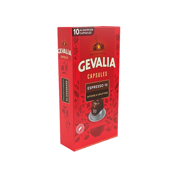 Gevalia Espresso 10 Intenso 10 pods for Nespresso