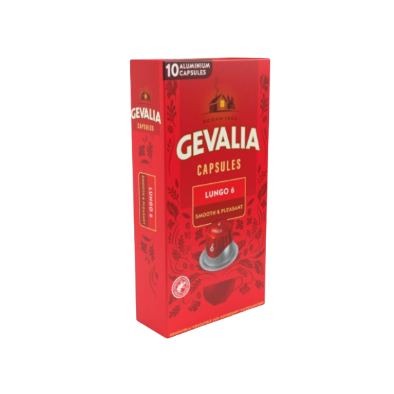 Gevalia Lungo 6 Classico 10 pods for Nespresso