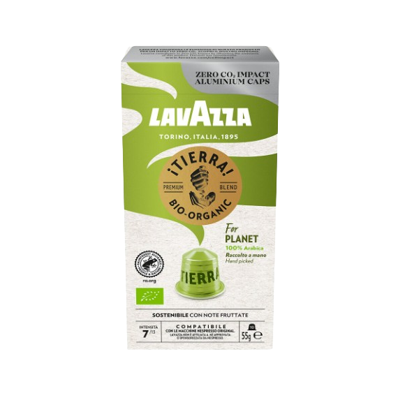 Lavazza Tierra For Planet Organic 10 pods for Nespresso
