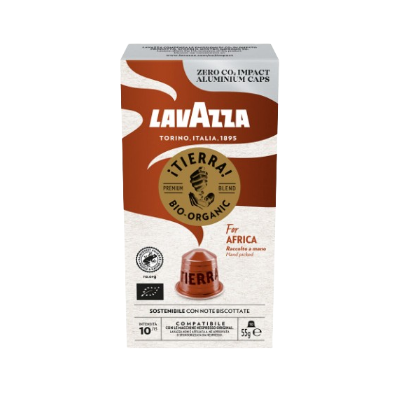 Lavazza Tierra for Africa 10 pods for Nespresso