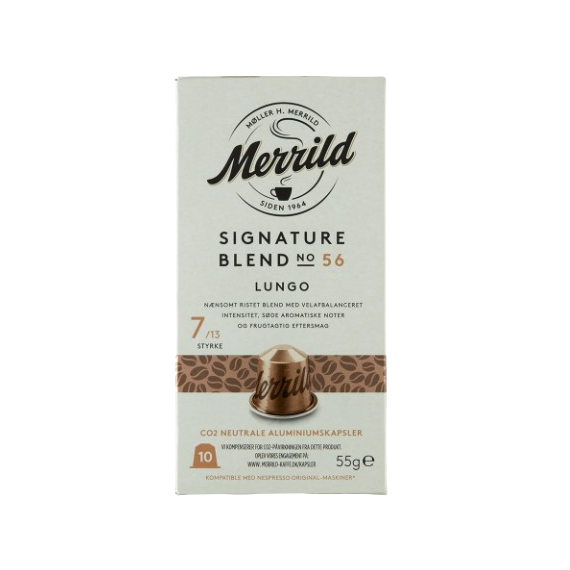 Merrild Merrild Lungo 10 pods for Nespresso