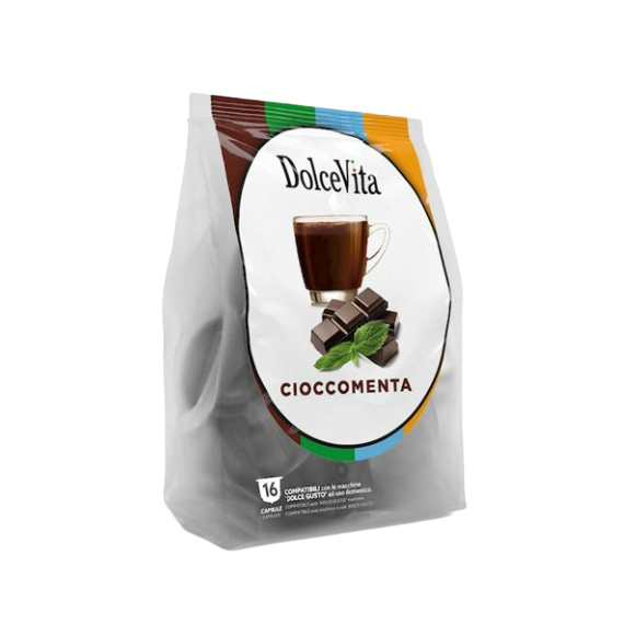 Dolce Vita Mint chocolate 16 pods for Dolce Gusto