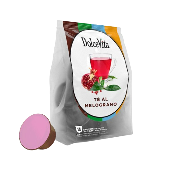 Dolce Vita Pomegranate Tea 16 pods for Dolce Gusto