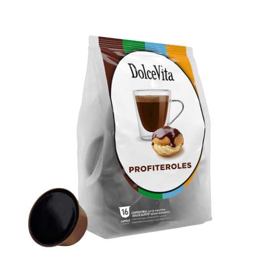Dolce Vita Profiteroles 16 pods for Dolce Gusto