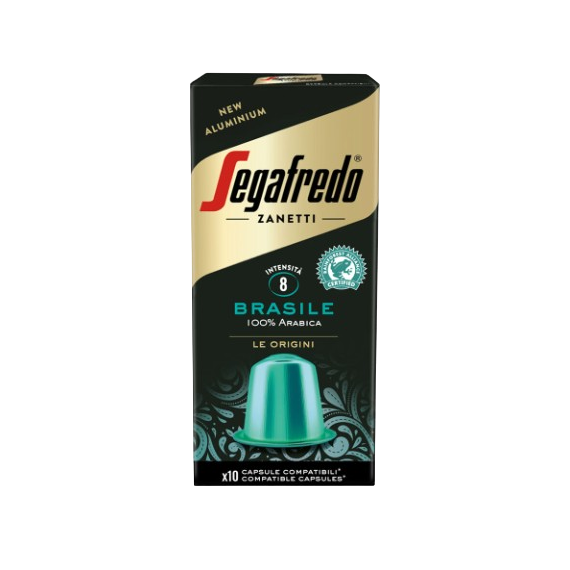 Segafredo Brasile 10 pods for Nespresso
