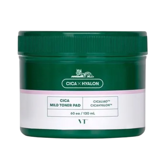 VT - Cica Mild Toner Pad 60 Pcs