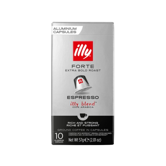 illy Espresso Forte 10 pods for Nespresso
