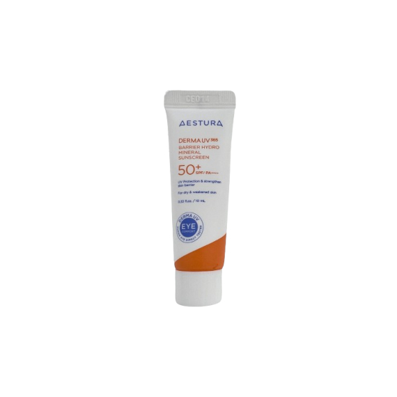 Aestura - Derma UV 365 Barrier Hydro Mineral Sunscreen SPF50+ PA++++ - 10ml