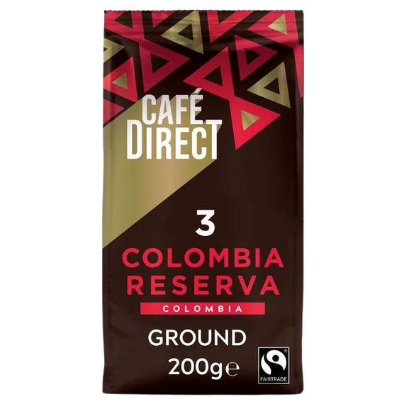 Cafedirect Fairtrade Colombia Reserva Ground Coffee 200g