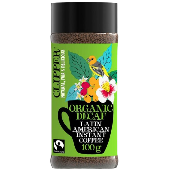 Clipper Latin American Decaf Fairtrade Organic Coffee 100g