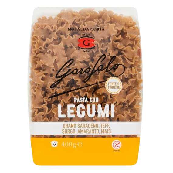 Garofalo Gluten Free Mafalda Corta Pasta with Legumes & Cereals 400g