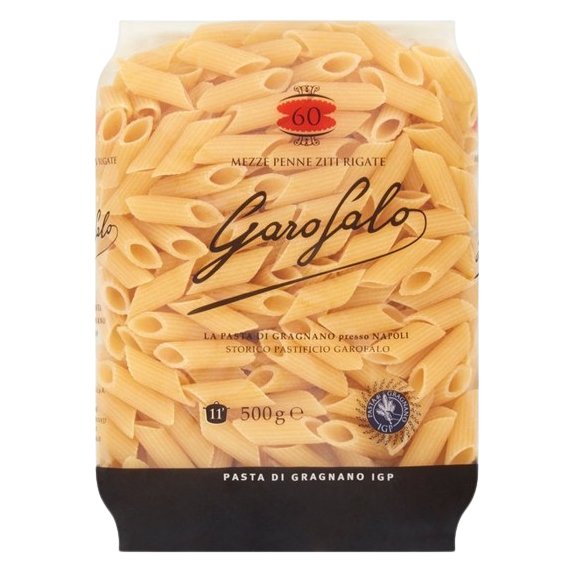 Garofalo Mezze Penne Rigate Pasta 500g