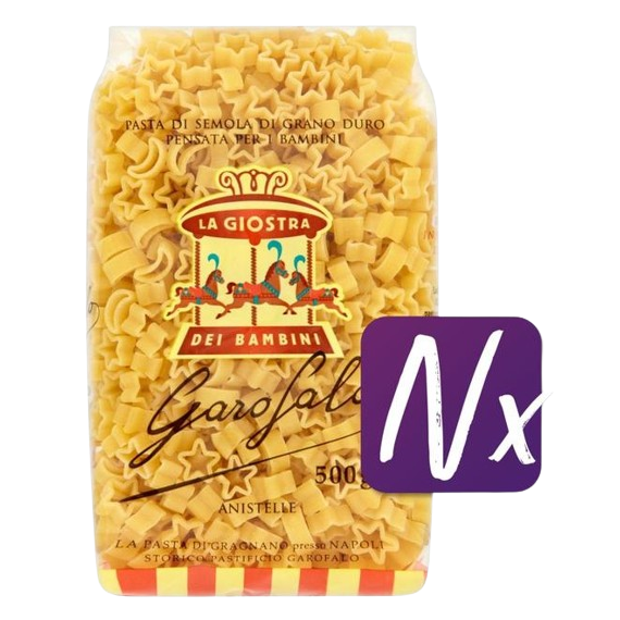 Garofalo Organic Moon & Star Shaped Pasta 500g