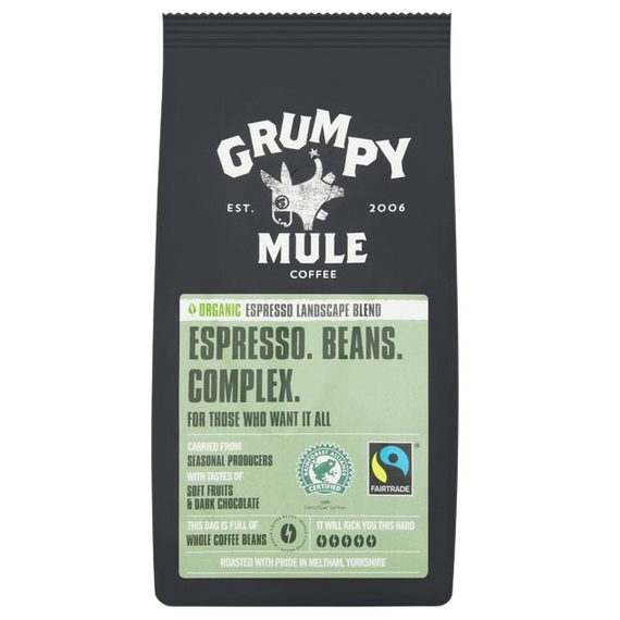 Grumpy Mule Organic Espresso Beans 227g