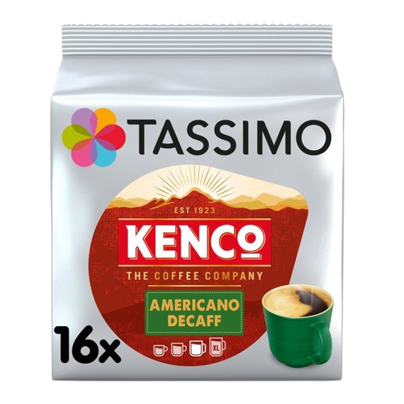 Tassimo Kenco Americano Decaff Coffee Pods 16 per pack