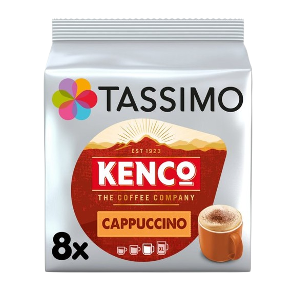 Tassimo Kenco Cappuccino Coffee Pods 8 per pack