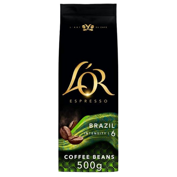 L'OR Brazil Coffee Beans Intensity 6 500g