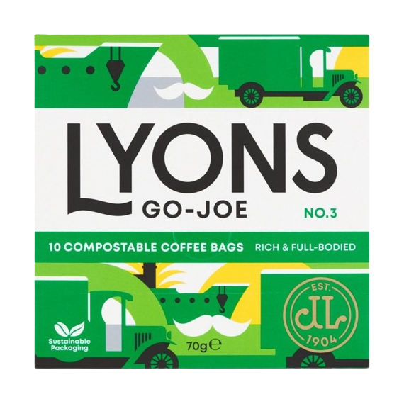Lyons Go-Joe Coffee Bags 10 per pack