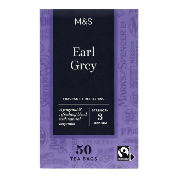 M&S Fairtrade Earl Grey Tea Bags 50 per pack