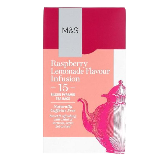 M&S Raspberry Lemonade Infusion Teabags 15 per pack
