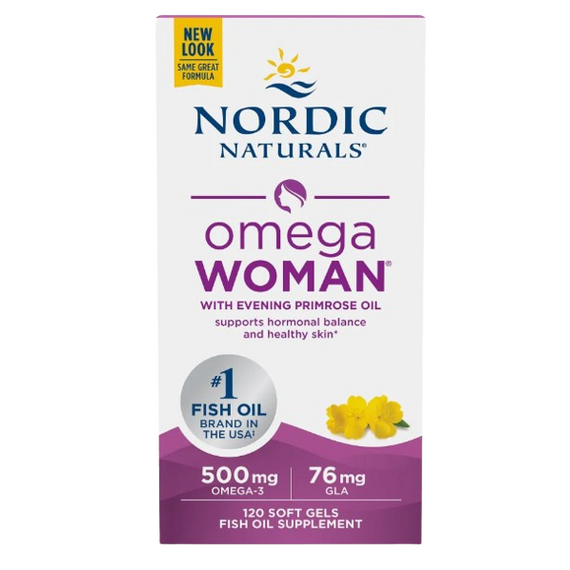 Nordic Naturals Omega Woman, 500mg - 120 softgels