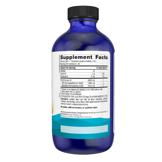 Nordic Naturals Ultimate Omega - 2840mg Lemon - 237 ml
