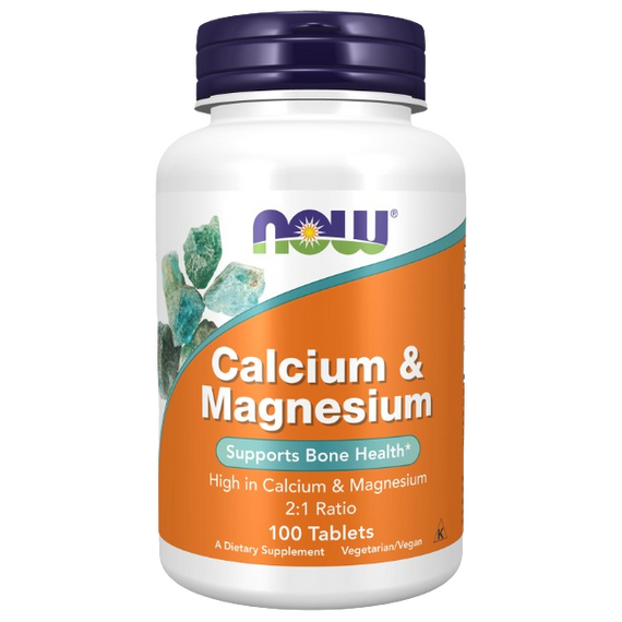 Now Foods Calcium & Magnesium - 100 tablets