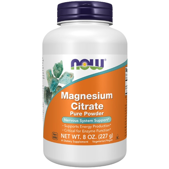 Now Foods Magnesium Citrate - Pure Powder - 227 grams