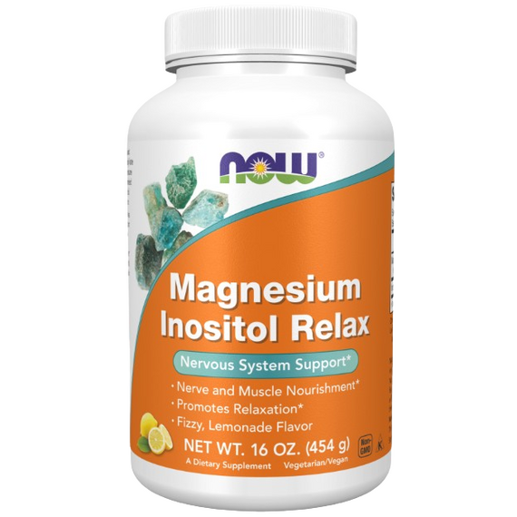 Now Foods Magnesium Inositol Relax Powder - 454 grams