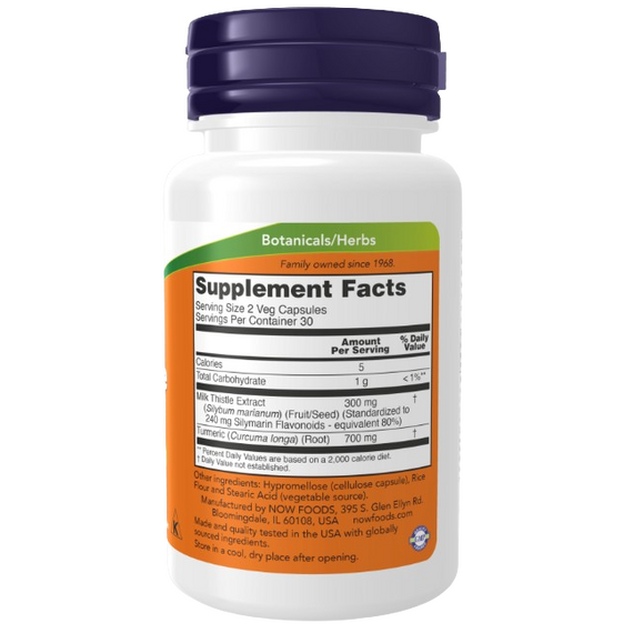 Now Foods Milk Thistle Extract 150mg - 120 vcaps
