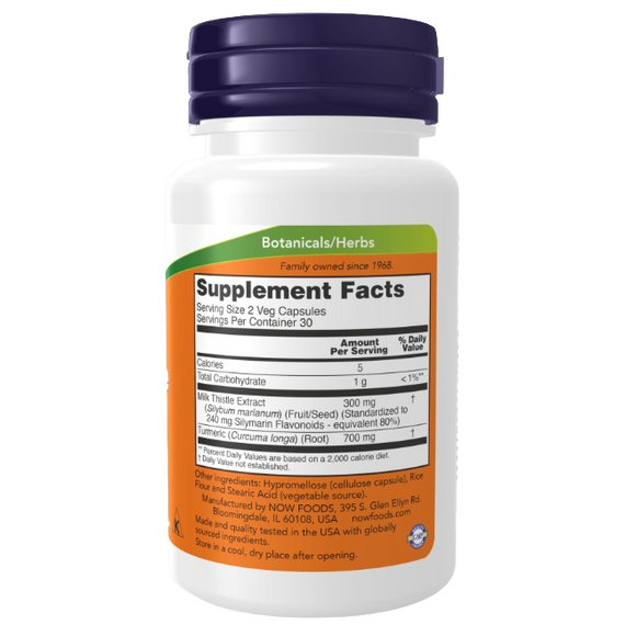 Now Foods Milk Thistle Extract 150mg - 60 vcaps