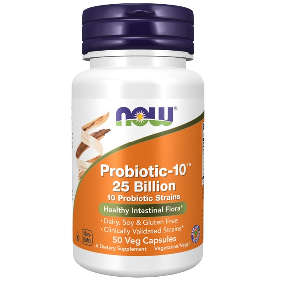 Now Foods Probiotic-10 - 25 Billion - 50 vcaps