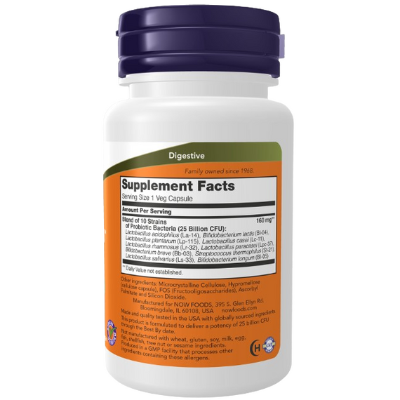 Now Foods Probiotic-10 - 25 Billion - 50 vcaps