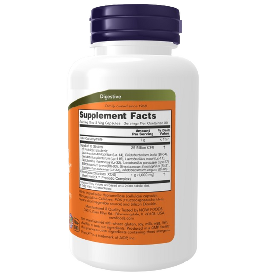 Now Foods Probiotic-10 & Bifido Boost - 90 vcaps