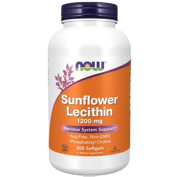 Now Foods Sunflower Lecithin - 1200mg - 100 softgels