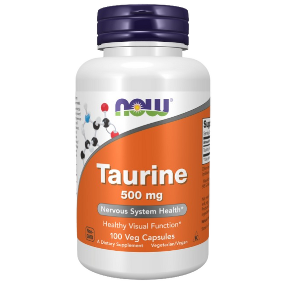 Now Foods Taurine - 500mg - 100 caps
