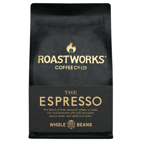Roastworks Espresso Whole Bean Coffee 200g