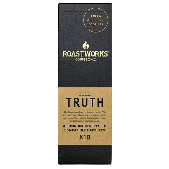 Roastworks The Truth Nespresso Compatible Capsules 10 per pack
