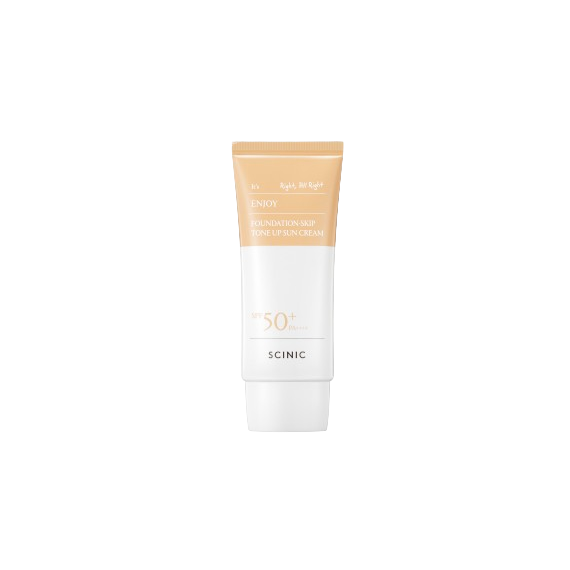 SCINIC - Enjoy Foundation-Skip Tone Up Sun Cream SPF50+ PA++++ - 50g