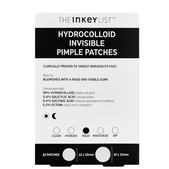 The INKEY List Hydrocolloid Invisible Pimple Patches