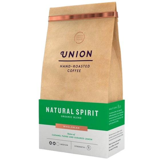 Union Organic Natural Spirit Wholebean 200g