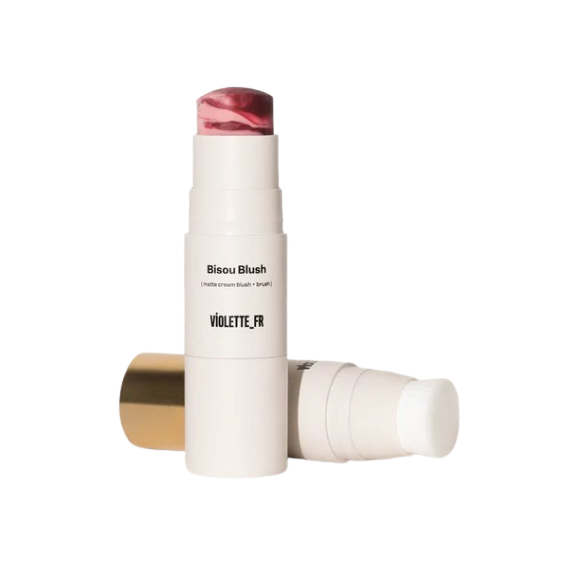 VIOLETTE_FR Bisou Blush Matte Cream Blush + Brush