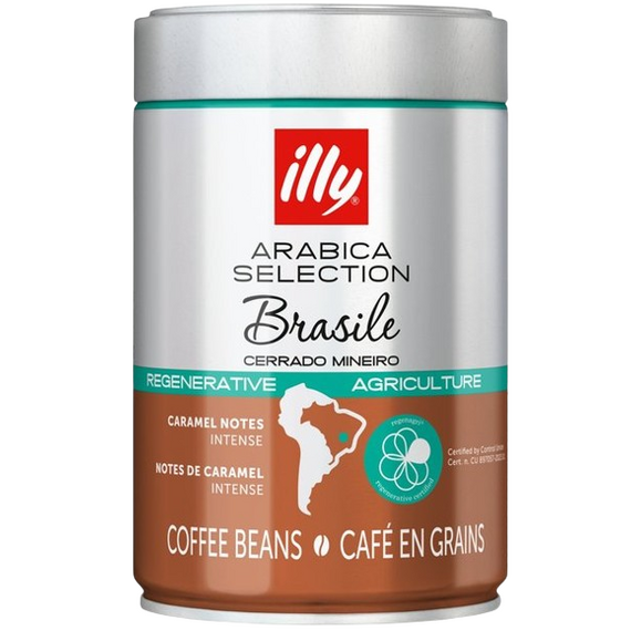 illy Cerrado Mineiro Brazil Coffee Beans - Regenerative Agriculture 250g
