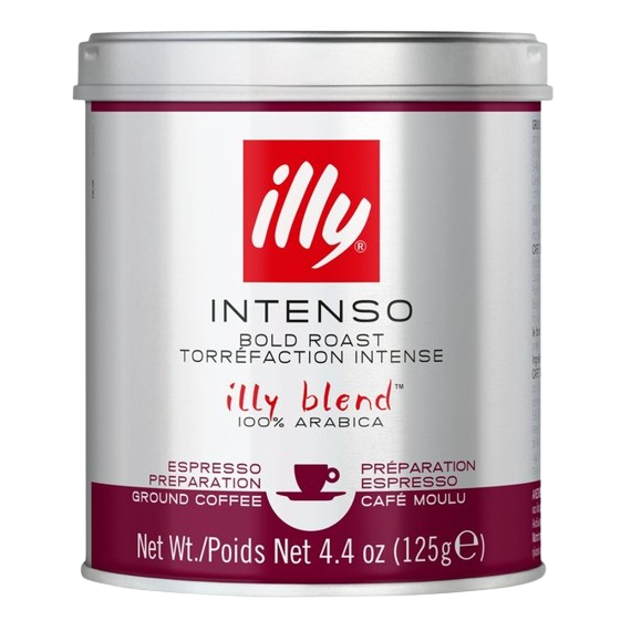 illy Dark Ground Coffee Bold Roast 125g