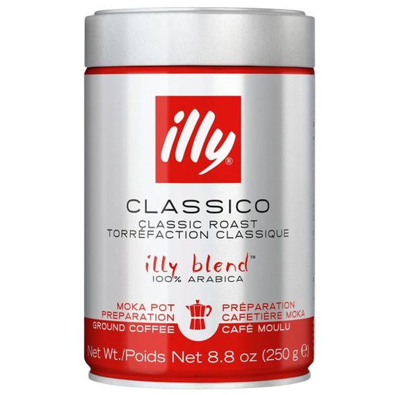 illy Ground Medium Roast Moka 250g