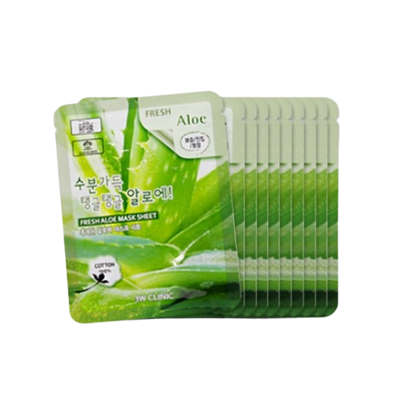3W Clinic - Fresh Mask Sheet - Aloe - 10pc