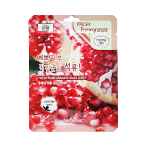 3W Clinic - Fresh Pomegranate Mask Sheet - 1pc