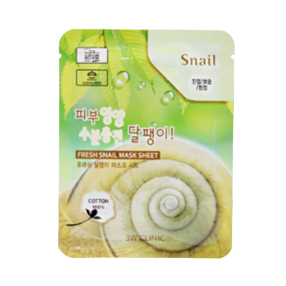 3W Clinic - Fresh Snail Mask Sheet - 1pc