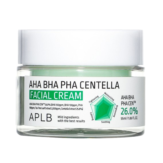 APLB - AHA BHA PHA Centella Facial Cream - 55ml