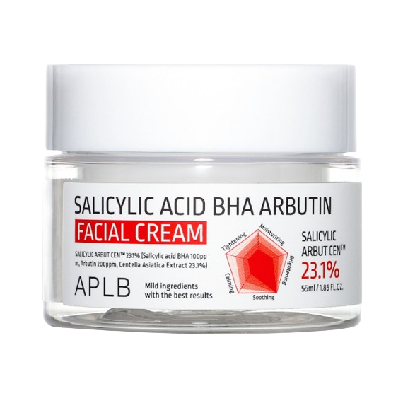 APLB - Salicylic Acid BHA Arbutin Facial Cream - 55ml